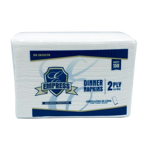 Empress Virgin White Dinner Napkins